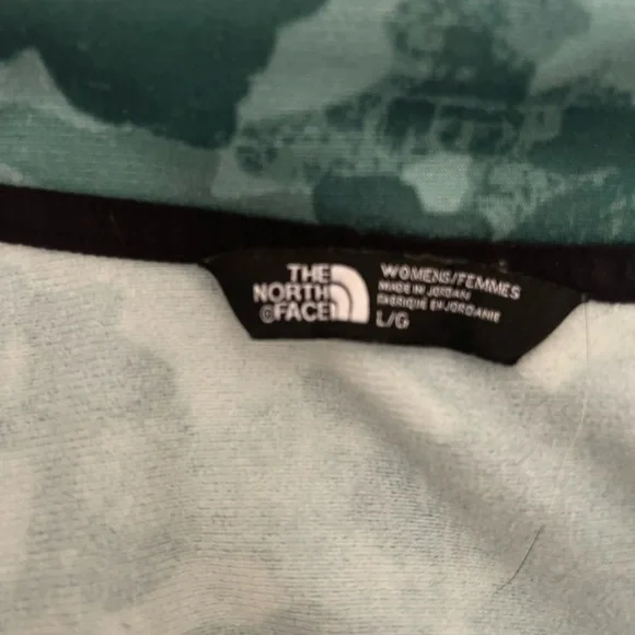 The North Face 1/4 Zip Camo Pullover L - Picture 3 of 5